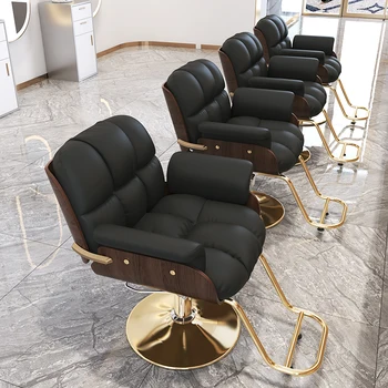 Moderni Specialybė, Barber Kėdės Salonas Prabangos Įranga Retro Barber Kėdės, Šampūnas, Šezlongas, Holai Prekybos Baldai RR50BC