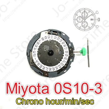 0s10 Judėjimo Miyota 0s10-3 Judėjimo Chronograph Judėjimas Japonijoje Movenment Gali Įtraukti Tachymeter Funkcija Miyota Os10