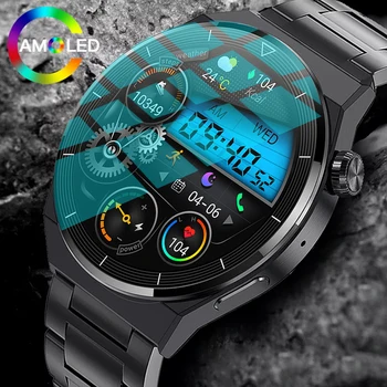 2024 Naujas NFC Smart Watch Vyrų GT3 Pro AMOLED 1.36