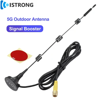 5G 4G 3G GSM Didelis Pelnas Gyvis Antena 12dBi Stiprintuvas Lauko Full-Band Antenos 700-5000MHz Ilgo Nuotolio Signalo Stiprintuvas SMA TS9