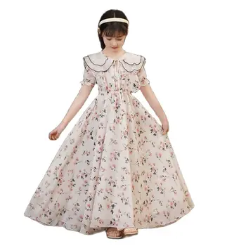 MODX Suknelės Paauglių Mergaičių Trumpas Rankovės Boho Gėlių Vaikai Princesė Šalis Suknelė Vaikai Kostiumas Chirstmas Vestidos 15