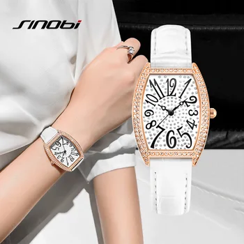 Moterų Žiūrėti Moterų Derliaus Elegantiškas Diamond Barelį Ciferblatas Laikrodis Moterų Kvarco Žiūrėti 9856