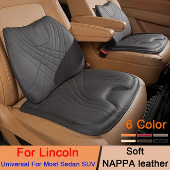 Naujas odinis Automobilių Sėdynės Pagalvėlės Sėdynės Paramos Juosmens Pagalvę, Skirtą Lincoln MKC MKZ MKX MKT Corsair 