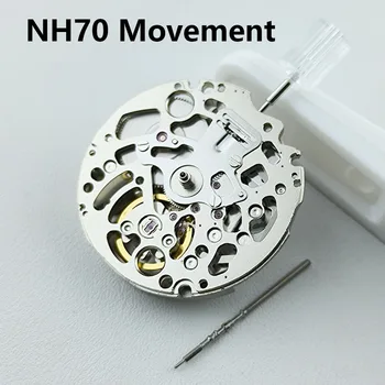 NH70 Judėjimo Mechaninė Automatinė Judėjimo Skeletas Už Watchmaker Pakaitinis Judėjimo Žiūrėti Remontininkas Dalys