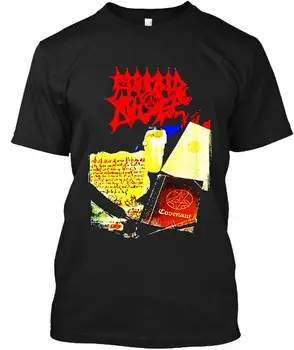 NWT Liguistas Angelas Pakto Amerikos Death Metalo Roko Albumą Grupė T-Shirt S-4XL