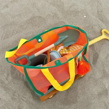 Paplūdimio Krepšys ins Tinklelis Susidūrimas Skalbimo Maišelis Vaikams Žaislų Saugojimo Krepšys Didelės Talpos kelionės Kelionės Plaukimo Maišelį Peties Iškylą Saugojimo Krepšys