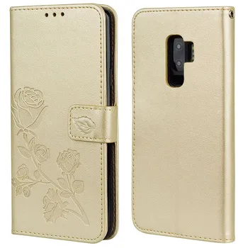 Prabanga Piniginės Atveju, Samsung Galaxy S9 Plus Flip Case Cover Odinis Telefono dėklas Samsung Galaxy S9 plus 