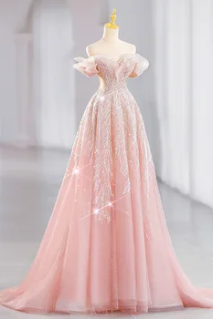 Promenadzie Suknelė 2023 Elegantiškas Oficialią Suknelės Moterims Šalis Vestuvių Vakaro Apdaras Ilgai Prabangių Tinka Prašymą Proga Moterų Suknelė