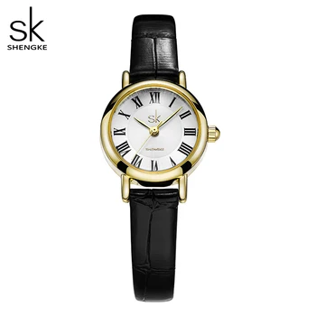 Shengke Naujas Elegantiškas Dizainas Ponios Quart Laikrodžių Mados Originalus Aukso Atveju Prabanga Moterų Riešo Žiūrėti Relogio Feminino 2023