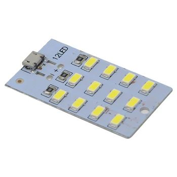 USB LED Modulis 5730 SMD Chip Naktį Šviesos Mini Šviesos Valdybos Baltos Šviesos Šaltinio Plokštė, skirta 