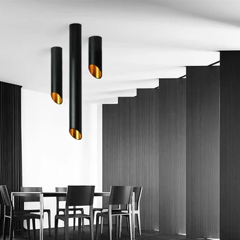 Šiuolaikinių LED Black White Gold Lubų Šviesos Virtuvė Gyvenimo Valgomasis Kambarys, Miegamasis Dekoro Led spot Light namų Lubų Lempa
