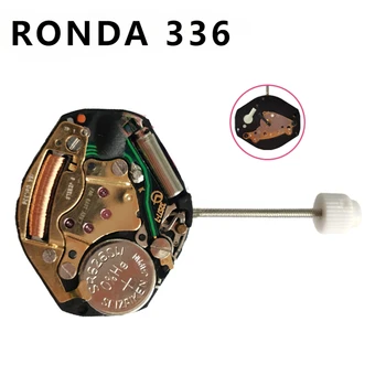 Šveicarijos Originalas Brand New RONDA 336 Kvarco Judėjimas 3hands Žiūrėti Judėjimo Priedai