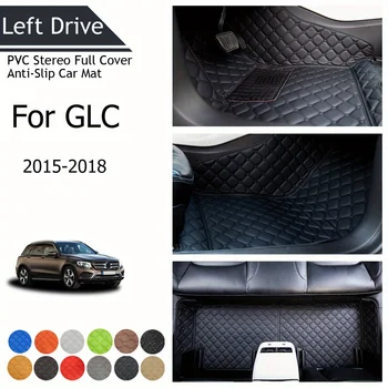 【LHD】Mercedes-Benz Dėl GLC 2015-2018 Trijų sluoksnių PVC Stereo Pilnas draudimas Anti-Slip Automobilių Kilimėlis Automobilių Kilimėliai, Automobilių Priedai